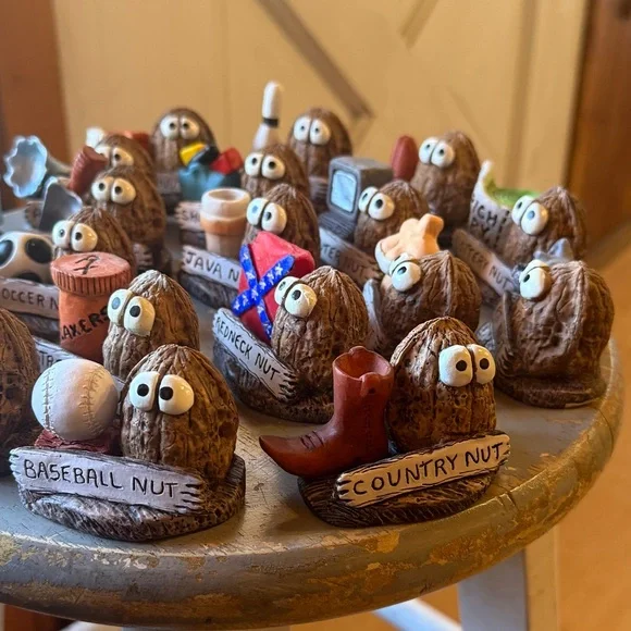 New- Your choice of one Novelty Nut Figurines Hilarious Adorable and Fun - Picture 5 of 14